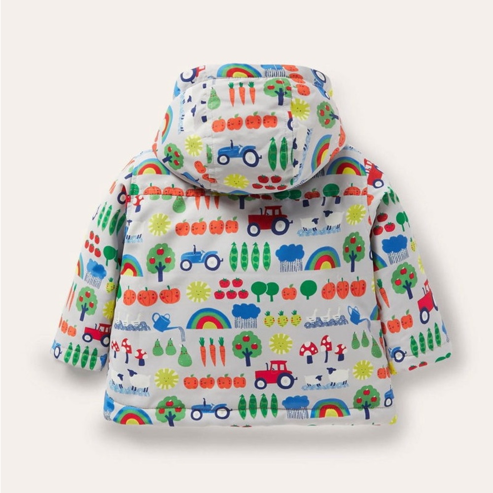Mini Boden Farm Toggle Coat 9-12m - Picture 2 of 5